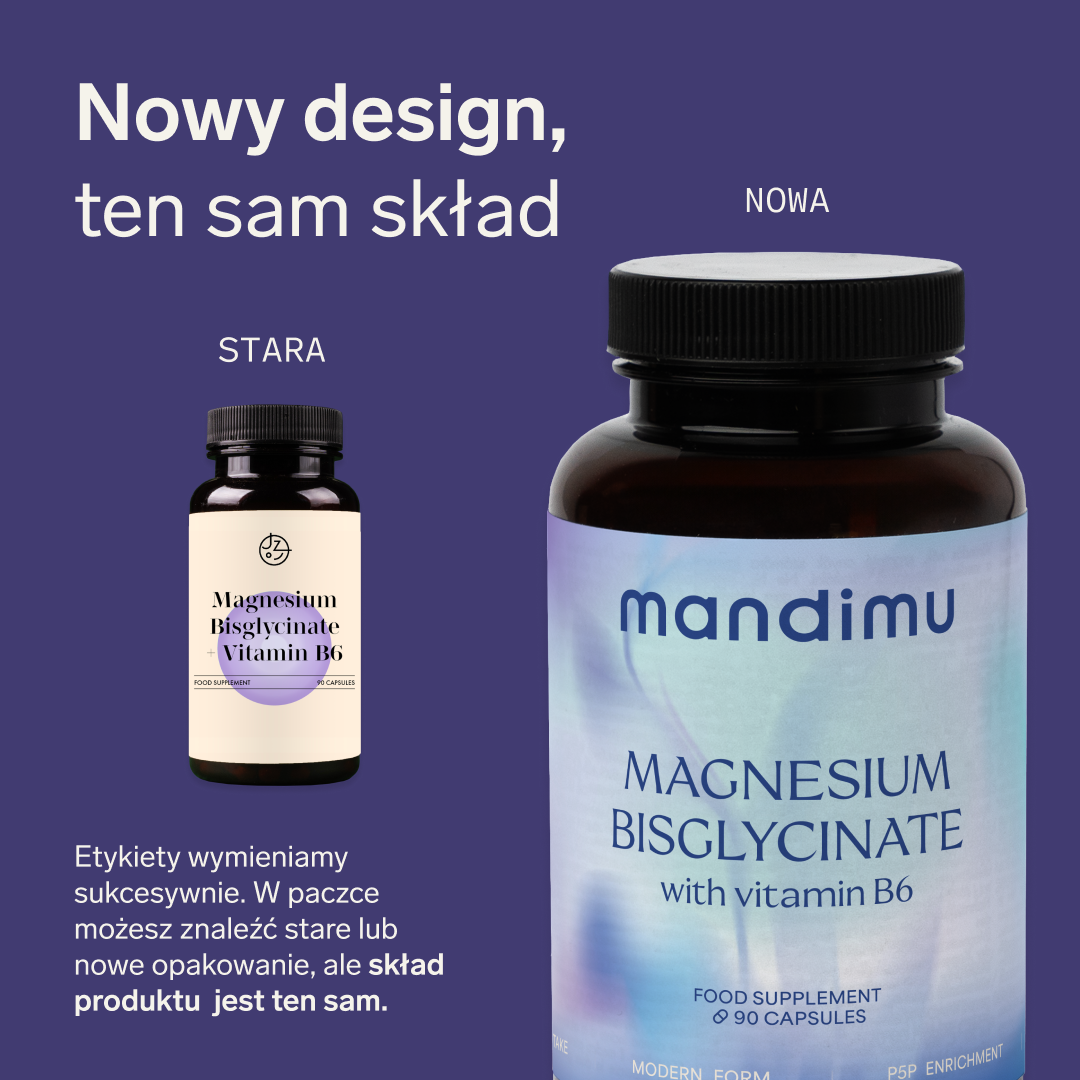 Bis-glicynian magnezu + witamina B6