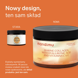 Kolagen premium z kwasem hialuronowym i witaminą C i E (smak pomarańczowy)