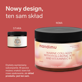 Kolagen premium z kwasem hialuronowym i witaminą C i E (smak brzoskwiniowy)