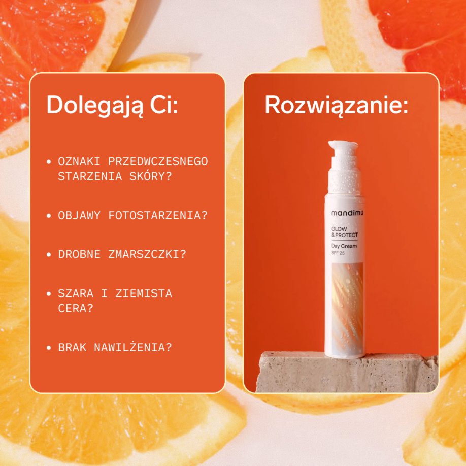 Krem na dzień Glow & Protect SPF 25 z astaksantyną i witaminą C 50 ml