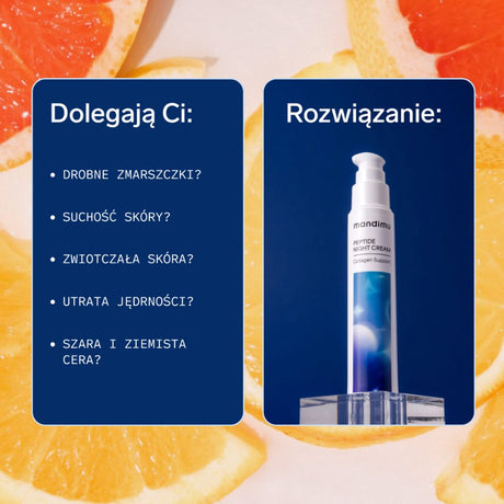 Krem na noc Advanced Peptide dla wsparcia kolagenu 50 ml