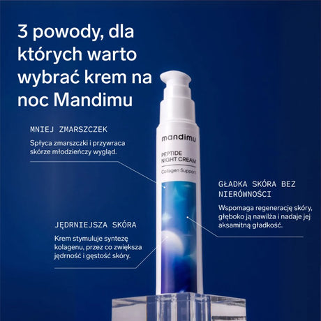 Krem na noc Advanced Peptide dla wsparcia kolagenu 50 ml