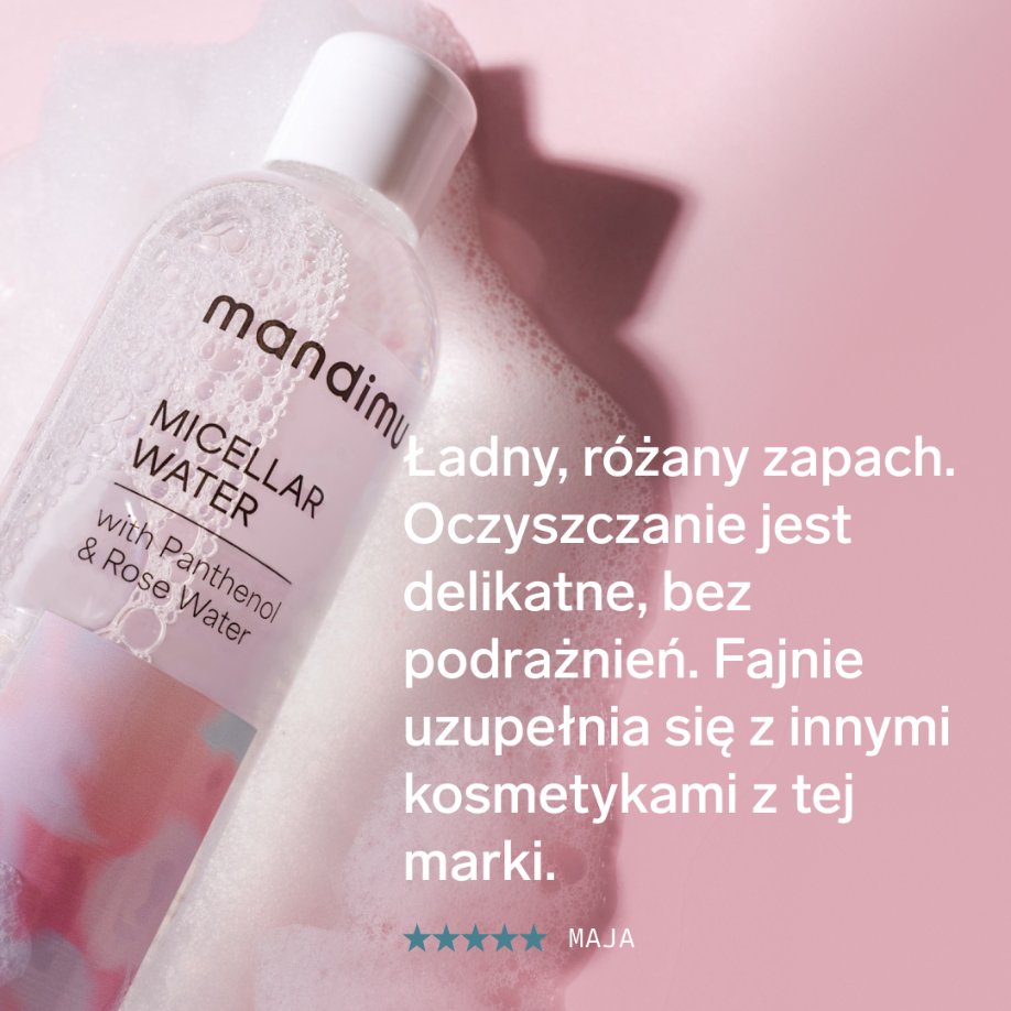 Płyn micelarny z pantenolem i wodą różaną 250 ml