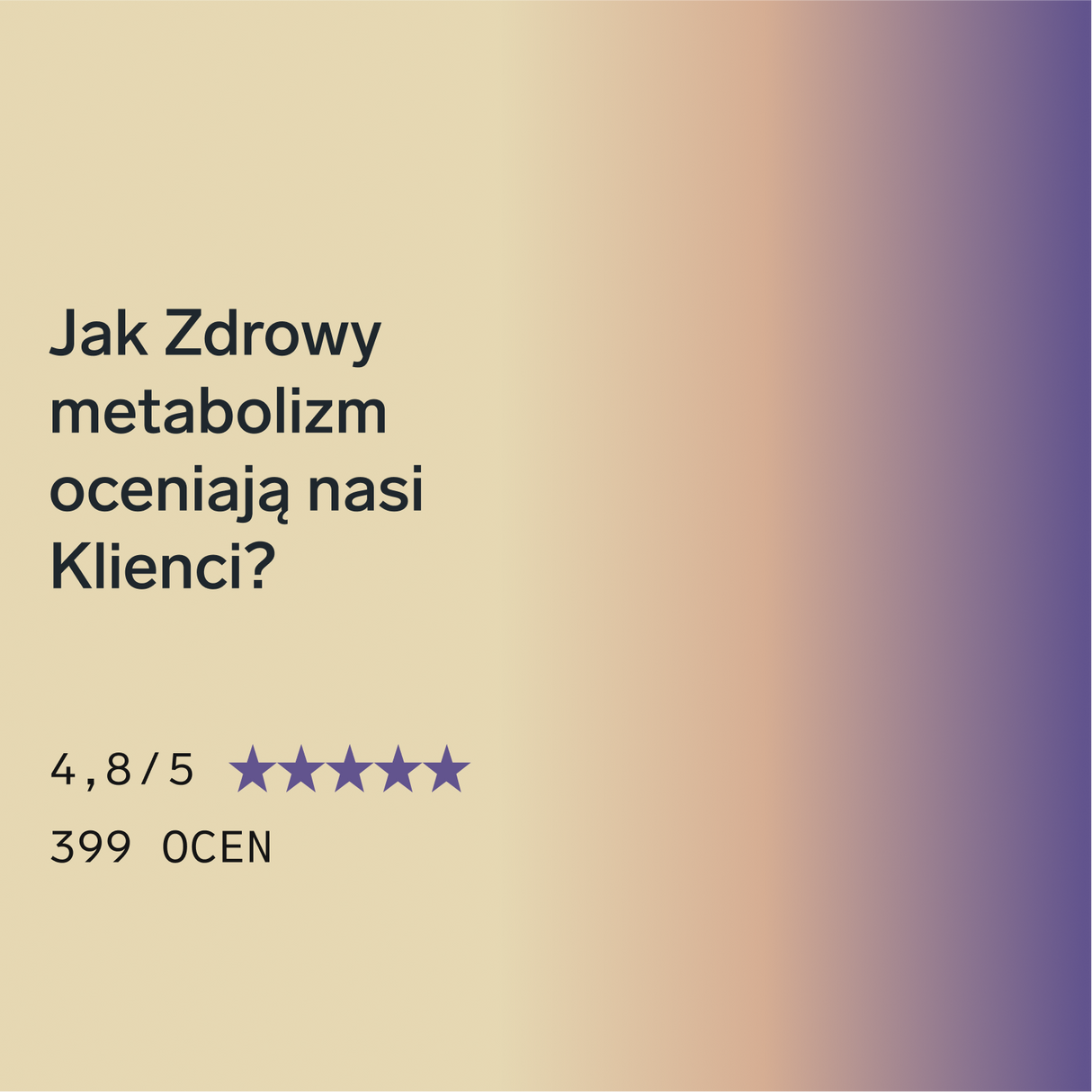 Zdrowy metabolizm