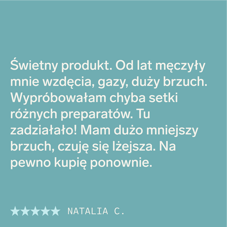Koniec wzdęć, enzymy trawienne (Debloat)