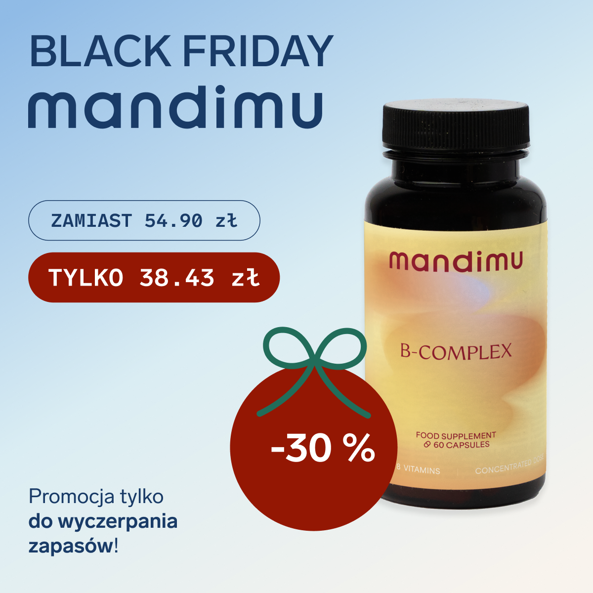 Black Friday Mandimu – B-kompleks 38.43 zł
