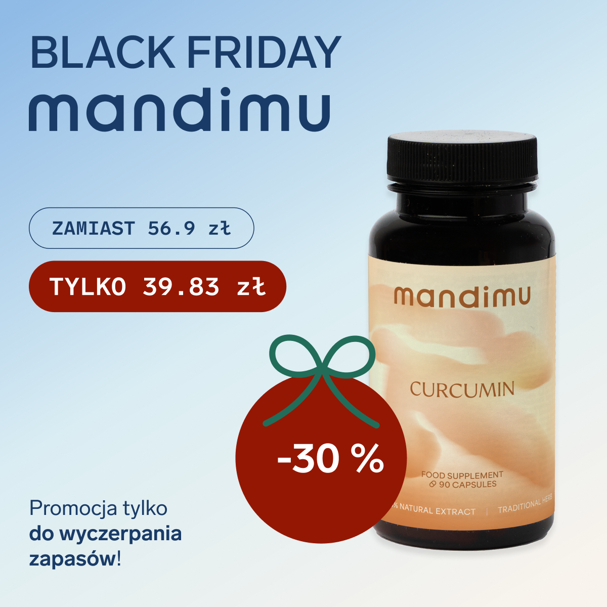 Black Friday Mandimu – Kurkumina 39.83 zł