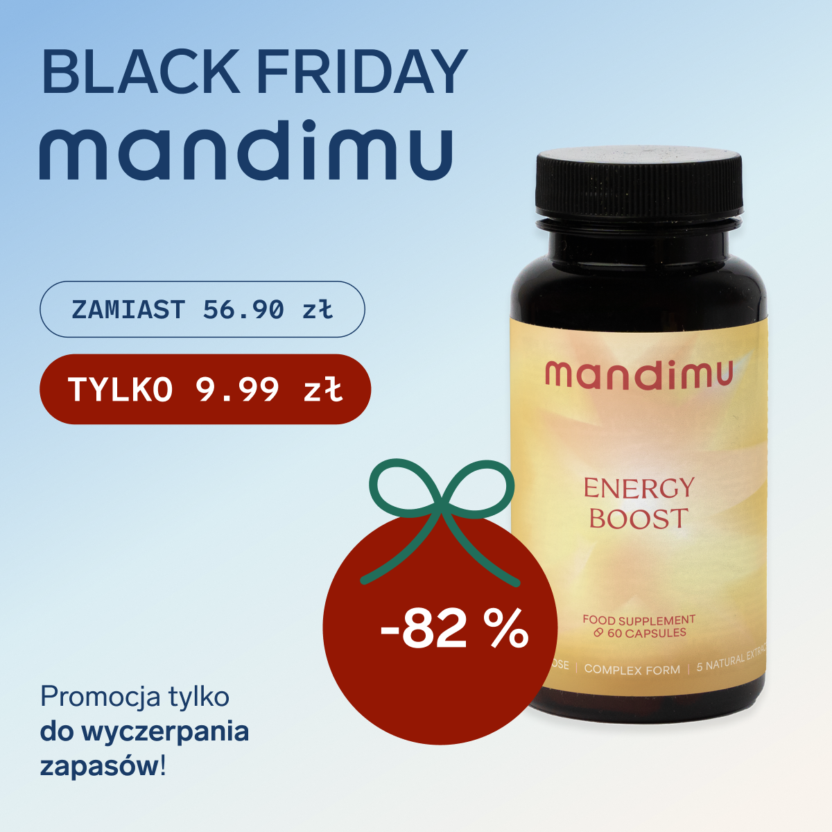 Black Friday Mandimu – Wsparcie energii (ważność do 31.12.2026) 9.99 zł
