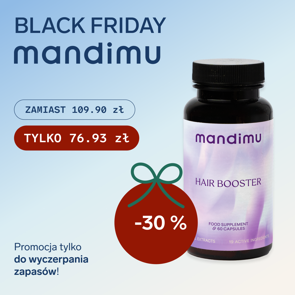 Black Friday Mandimu – Piękne włosy 76.93 zł