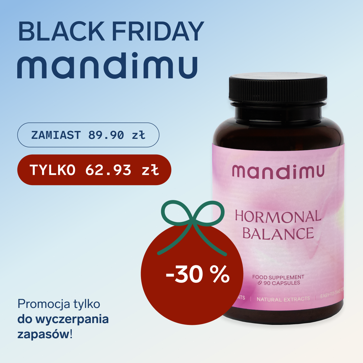 Black Friday Mandimu – Równowaga hormonalna 62.93 zł