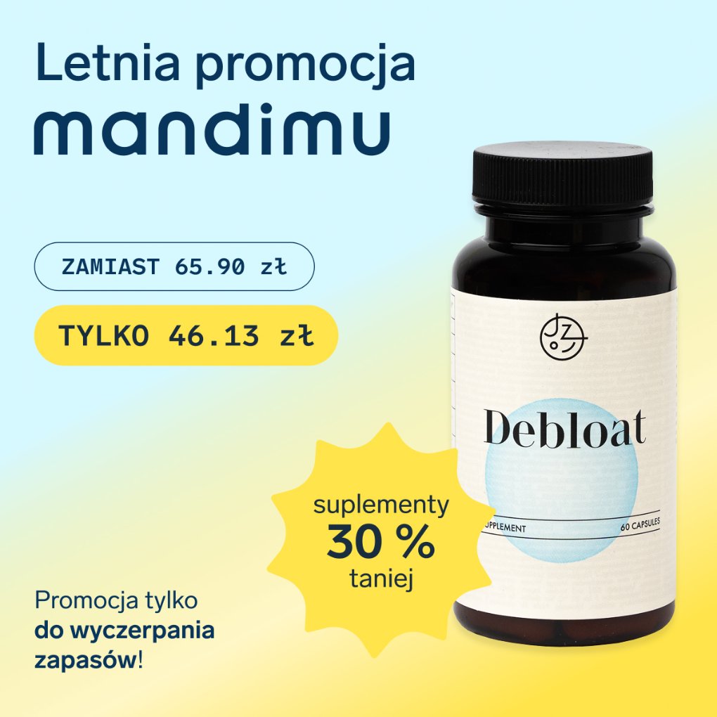 Koniec wzdęć, enzymy trawienne (Debloat)