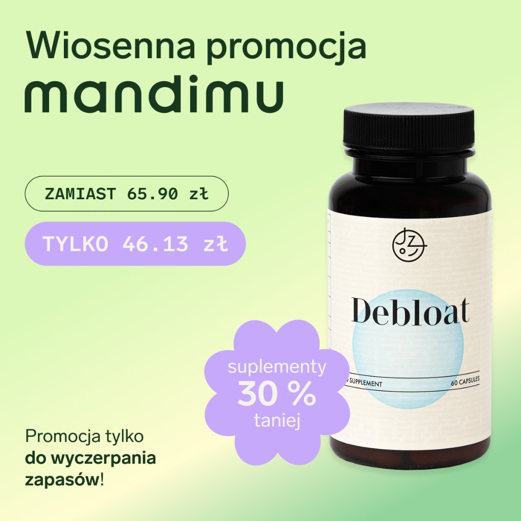 Koniec wzdęć, enzymy trawienne (Debloat)