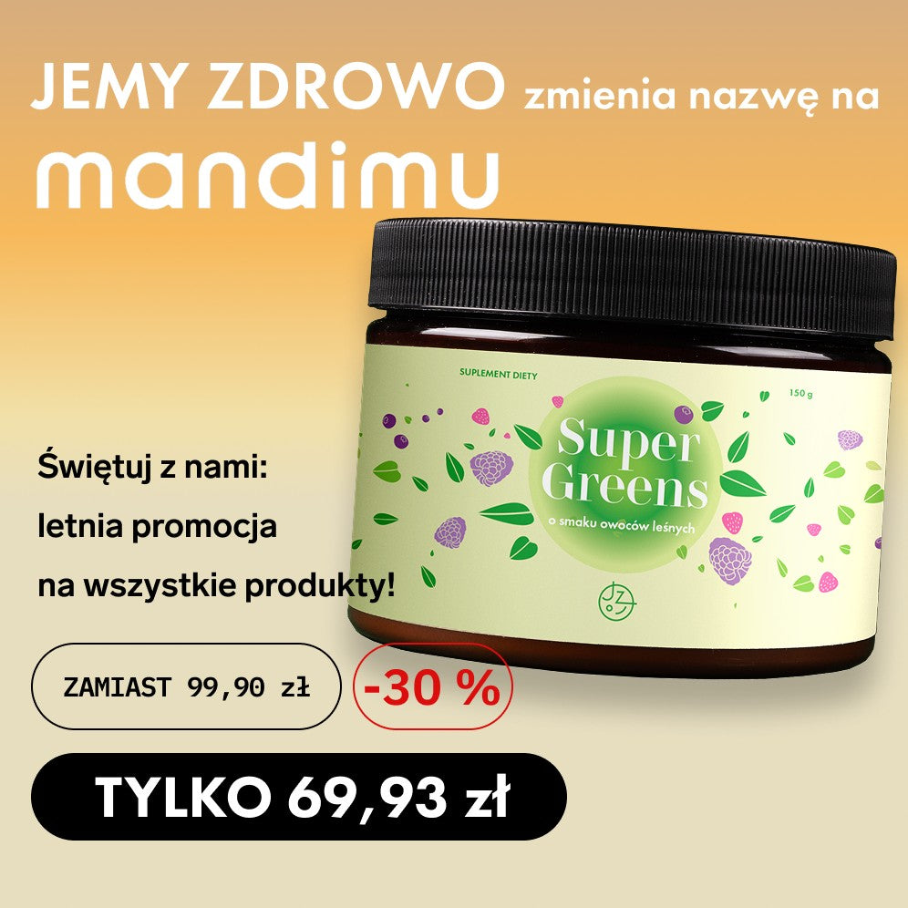 Super Greens o smaku owoców leśnych