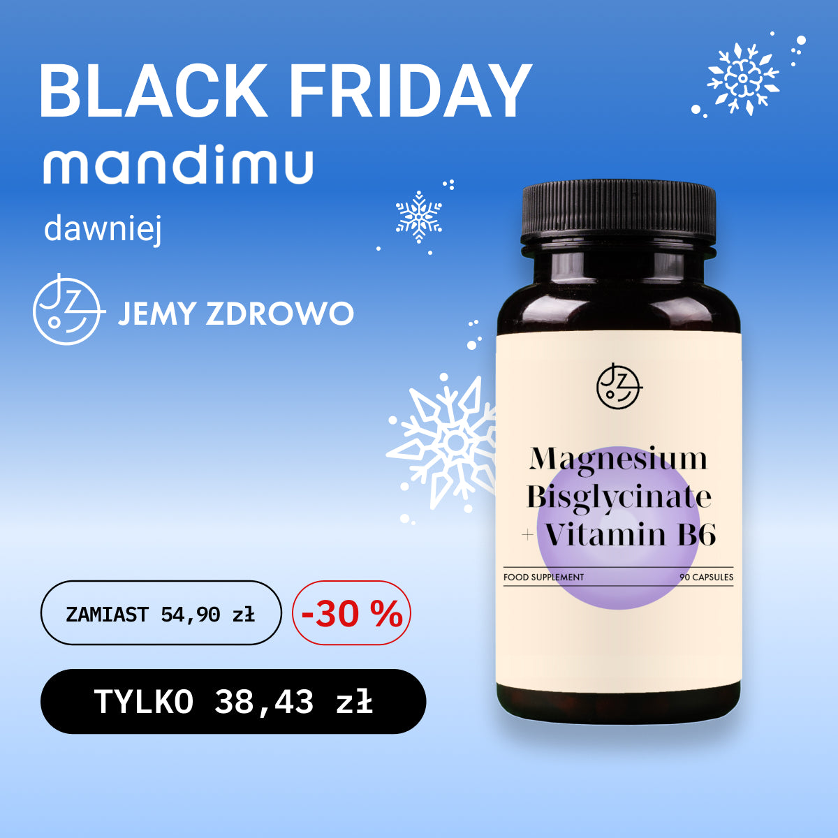 Bis-glicynian magnezu + witamina B6