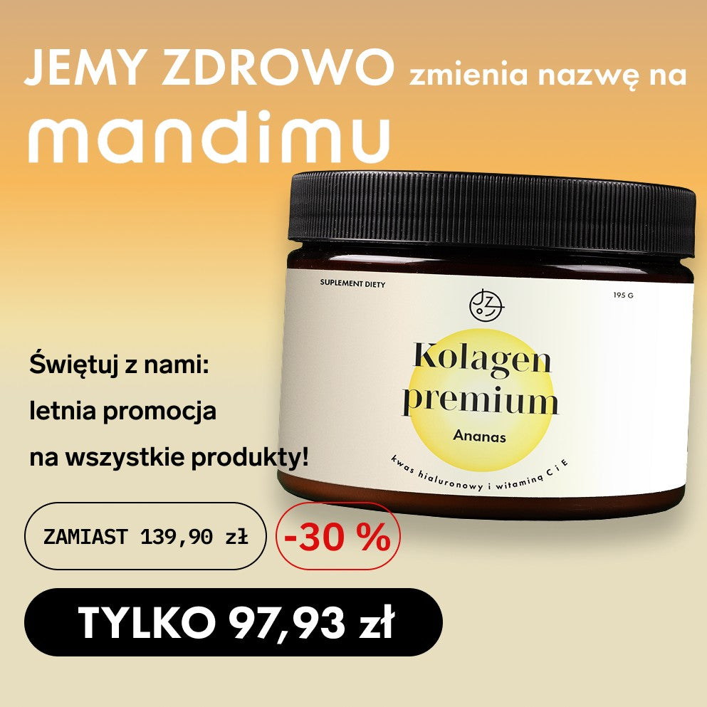 Kolagen premium z kwasem hialuronowym i witaminą C i E (smak ananasowy)