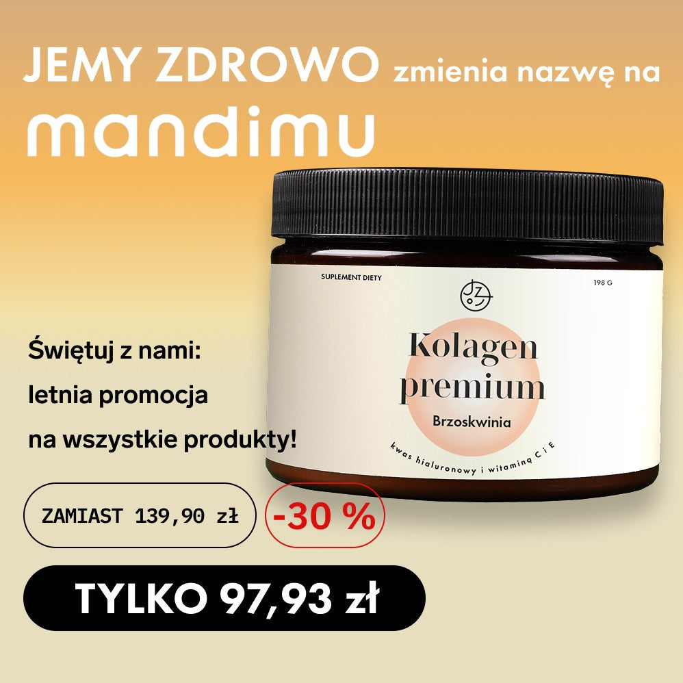 Kolagen premium z kwasem hialuronowym i witaminą C i E (smak brzoskwiniowy)
