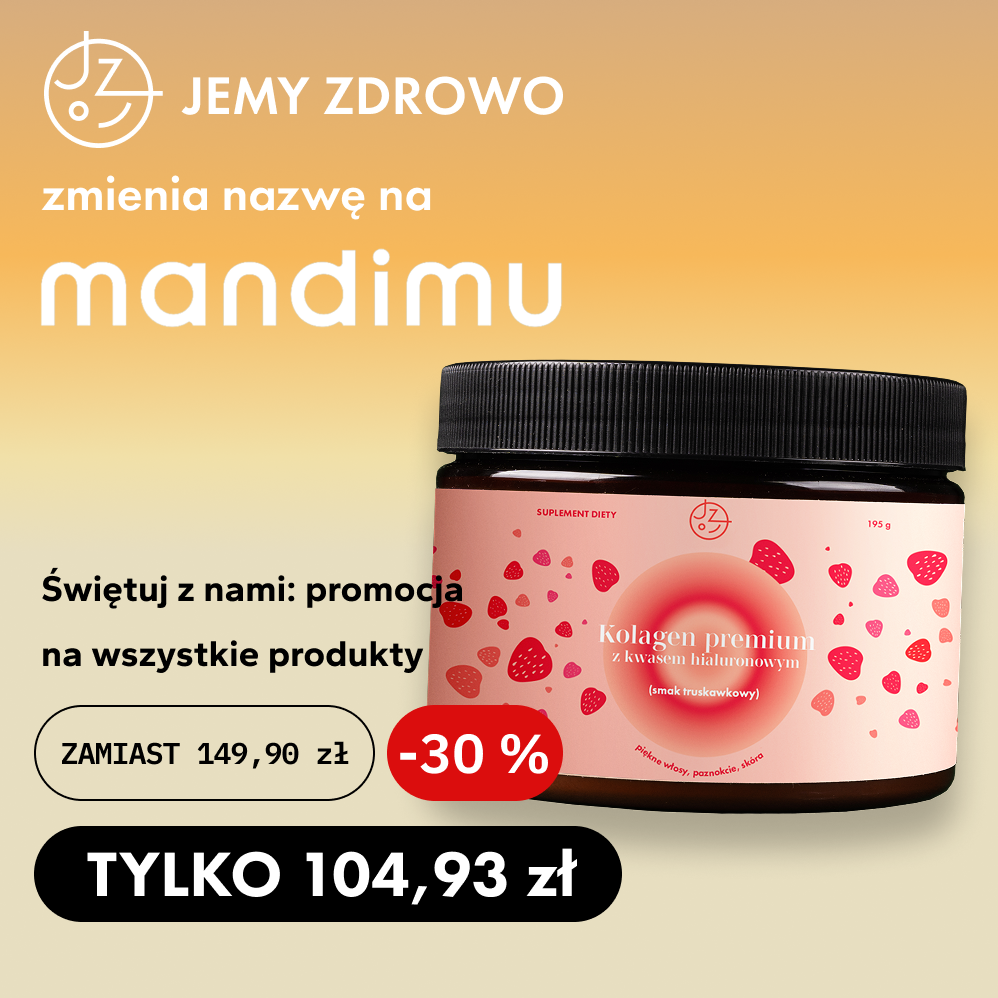 Kolagen premium z kwasem hialuronowym, wit. C i 8 substancjami dla pięknych włosów, paznokci i skóry (smak truskawkowy) 🍓
