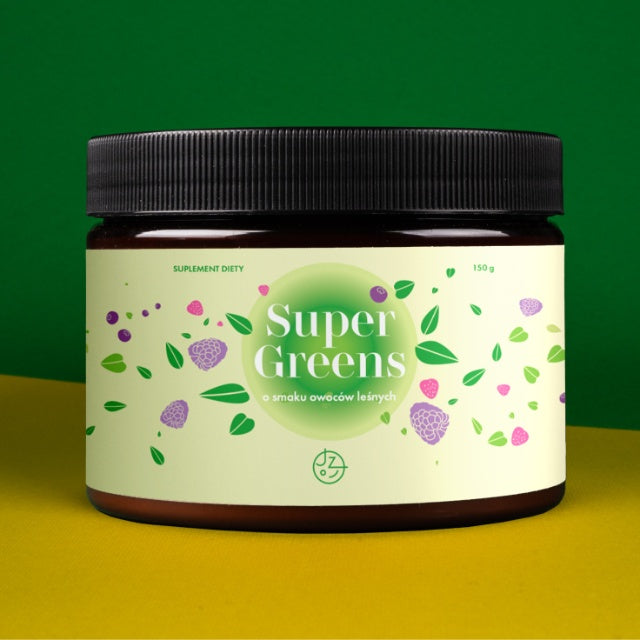 Super Greens o smaku owoców leśnych