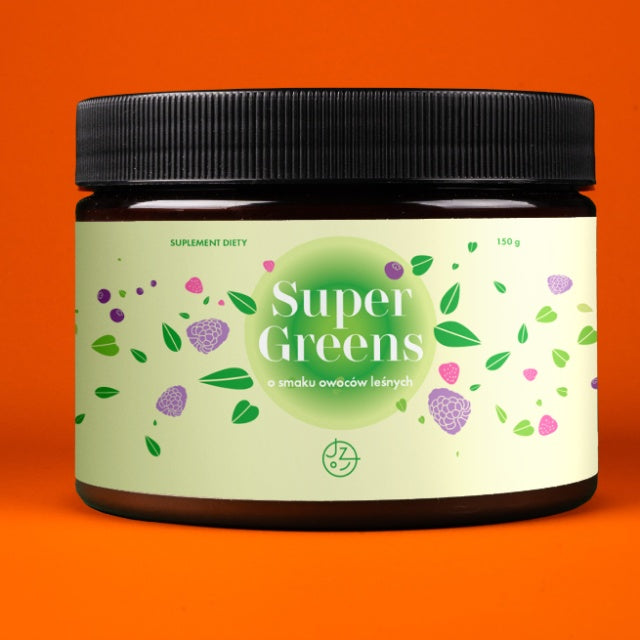 Super Greens o smaku owoców leśnych