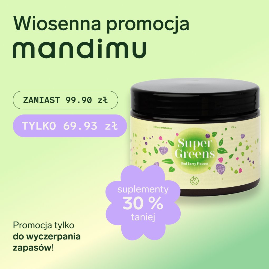 Super Greens o smaku owoców leśnych