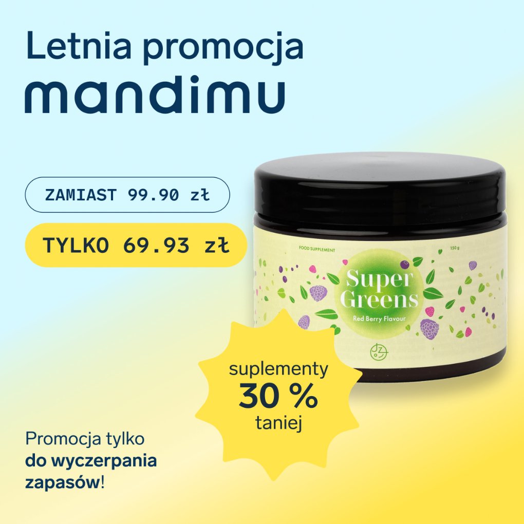 Super Greens o smaku owoców leśnych