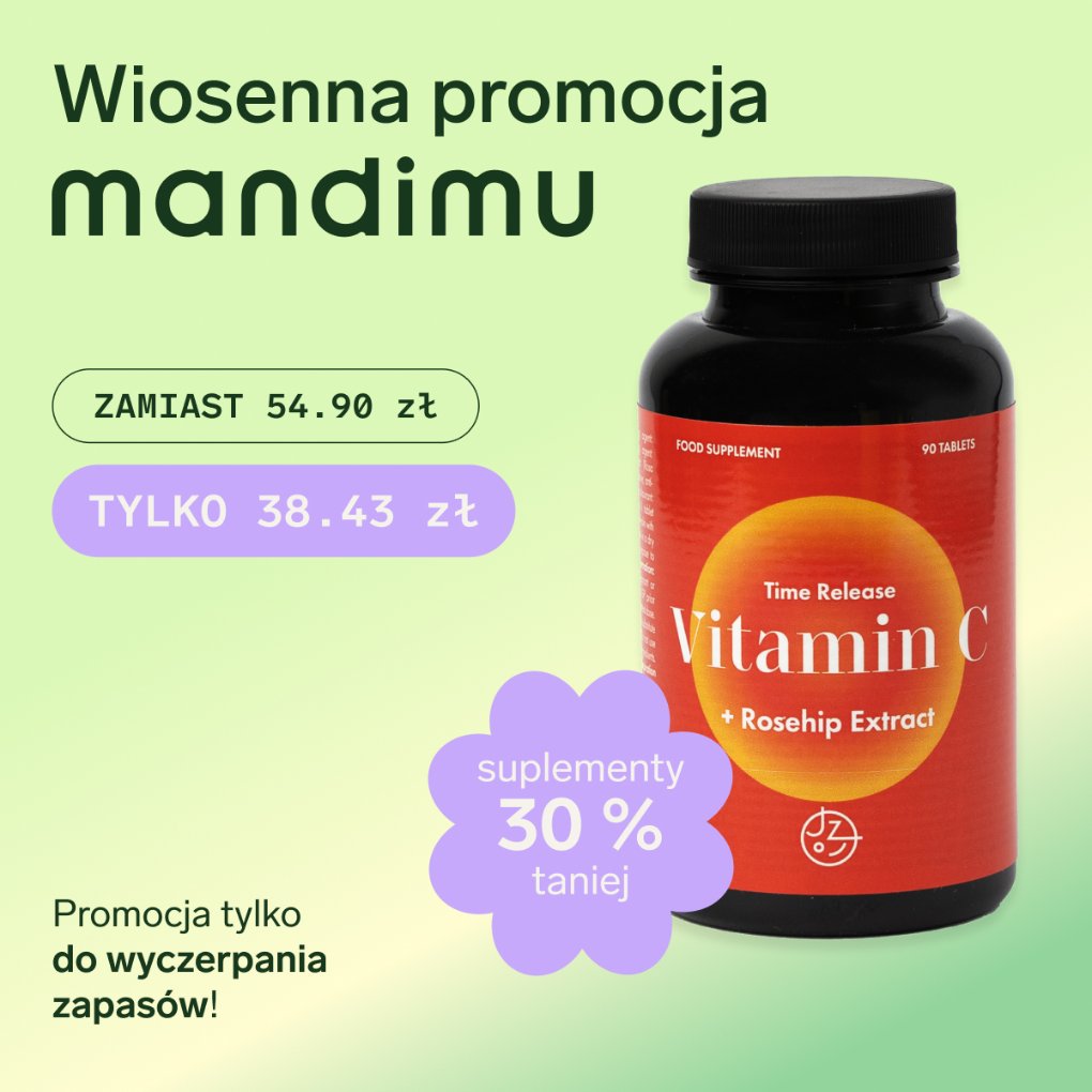 Witamina C o stopniowym uwalnianiu + dzika róża